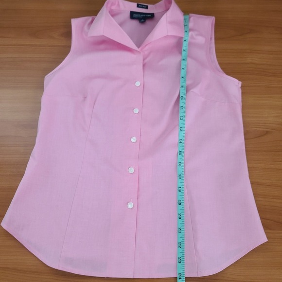 Jones New York Signature Women's Sleeveless No-Iron  Shirt Sz S - Picture 3 of 6